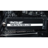 Patriot P400 512 GB, SSD schwarz/weiß, PCIe 4.0 x4, NVMe 1.3, M.2 2280