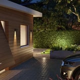 Philips Hue White & Color Ambiance Resonate Wandleuchte, LED-Leuchte schwarz, einstrahlig