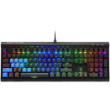 Sharkoon SKILLER SGK60, Gaming-Tastatur schwarz, US-Layout, Kailh BOX Brown