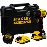 Stanley Akku-Schlagbohrschrauber  (SFMCD716D2T-QW), 18Volt schwarz/gelb, 2x Li-Ion-Akku 2,0Ah, Pro-Stack Koffer