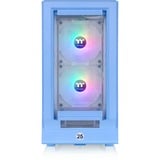 Thermaltake Ceres 350 MX , Tower-Gehäuse hellblau, Tempered Glass x 2