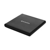 Verbatim External Slimline CD/DVD Writer, externer DVD-Brenner schwarz
