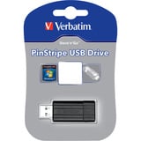 Verbatim Pin Stripe 32 GB, USB-Stick schwarz