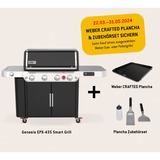 Weber Genesis EPX-435 Smarter Gasgrill, Modell 2022 schwarz/edelstahl, mit CRAFTED Basis-Rahmen und Sear Zone
