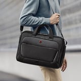 Wenger Meteor Brief 16” - 17'' , Notebooktasche schwarz, bis 43,2 cm (17")