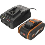 Worx Akku-Hochdruckreiniger Hydroshot WG630E, 20 Volt orange/schwarz, Li-Ionen Akku 4,0Ah