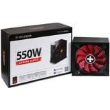 Xilence Perfomance Gaming 550W, PC-Netzteil schwarz, 2x PCIe, 550 Watt