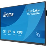 iiyama ProLite TN7505A-B1AG, LED-Monitor 189.3 cm (74.5 Zoll), schwarz, Touch-Display ohne Betriebssystem