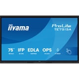 iiyama Prolite TE7515A-B1AG, Public Display schwarz (matt), UltraHD/4K, IPS, Touchscreen, WLAN, Bluetooth