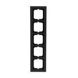 Busch-Jaeger Abdeckrahmen 5-fach 1725-248, Abdeckung blau, Retail