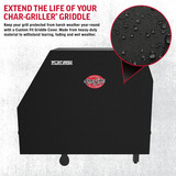 Char-Griller Abdeckhaube für Flat Iron 3-Brenner, Abdeckung schwarz