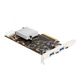 DeLOCK PCI Express x8 - 2x USB 3.2 Gen 2x2 Typ C + 2x USB 3.2 Gen 1 Typ A, USB-Controller 