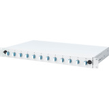 Digitus LWL Spleißbox, bestückt, LC, OS2 grau