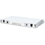 Digitus LWL Spleißbox, bestückt, LC, OS2 grau