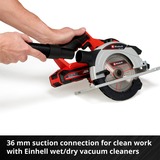 EINHELL Akku-Handkreissäge TE-CS 18/165-1 Li-Solo, 18Volt rot/schwarz, ohne Akku und Ladegerät
