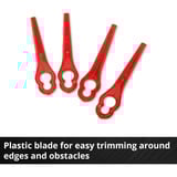 EINHELL Akku-Rasentrimmer GC-CT 18/24 Li-Solo, 18Volt rot/schwarz, ohne Akku und Ladegerät