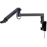 ENDORFY Mikrofonhalterung Broadcast Low Profile RGB Boom Arm schwarz, für Mikrofone bis 2kg, LED-Hintergrundbeleuchtung
