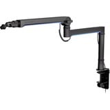 ENDORFY Mikrofonhalterung Broadcast Low Profile RGB Boom Arm schwarz, für Mikrofone bis 2kg, LED-Hintergrundbeleuchtung