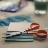 Fiskars Classic Hobbyschere, 13cm orange/silber