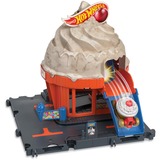 Hot Wheels City Eiscrem-Strudel, Rennbahn inkl. 1 Spielzeugauto