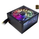 Inter-Tech Argus RGB-600W II, PC-Netzteil schwarz, 2x PCIe, 600 Watt