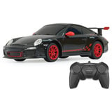 Jamara Deluxe Car Series - Porsche GT3 RS, RC schwarz, Maßstab 1:24, 2,4 GHz