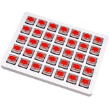 Keychron Gateron Low Profile Mechanical Red Switch-Set, Tastenschalter rot/transparent, 35 Stück