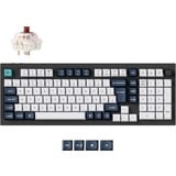 Keychron Q5 Max, Gaming-Tastatur schwarz/mehrfarbig, DE-Layout, Gateron Jupiter Brown, Hot-Swap, Aluminiumrahmen, RGB