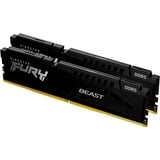 Kingston FURY DIMM 32 GB DDR5-6000 (2x 16 GB) Dual-Kit, Arbeitsspeicher schwarz, KF560C30BBK2-32, Fury Beast, INTEL XMP