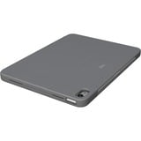 Logitech Combo Touch, Tastatur grau, DE-Layout, Scherenmechanik, für iPad Air 11" (M2) und iPad Air (5. Generation)