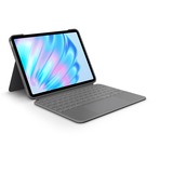Logitech Combo Touch, Tastatur grau, DE-Layout, Scherenmechanik, für iPad Air 11" (M2) und iPad Air (5. Generation)