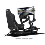 Next Level Racing ERS3 Elite Liegesitz, Rennschalensitz schwarz/weiß