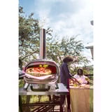 Ooni Karu 2 Pizzaofen schwarz/edelstahl, Multi-Brennstoff, für Pizzen bis ca. Ø 31cm