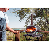 Ooni Karu 2 Pizzaofen schwarz/edelstahl, Multi-Brennstoff, für Pizzen bis ca. Ø 31cm