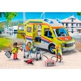 PLAYMOBIL 71202 City Life - Rettungswagen mit Licht und Sound, Konstruktionsspielzeug 