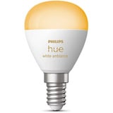 Philips HUE White Ambiance E14 - Smarte Lampe Tropfenform - 470, LED-Lampe 