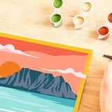 Ravensburger CreArt - Sunset at the Beach, Malen 