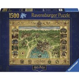 Ravensburger Puzzle Hogwarts Karte 1500 Teile