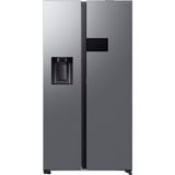 SAMSUNG RS90F64EDTEF, Side-by-Side edelstahl, AI Home (9" LC-Display), AI Energy Mode, Metal Cooling