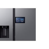 SAMSUNG RS90F64EDTEF, Side-by-Side edelstahl, AI Home (9" LC-Display), AI Energy Mode, Metal Cooling
