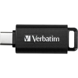 Verbatim Store 'n' Go USB-C 128 GB, USB-Stick schwarz/grau, USB-C 3.2 Gen1