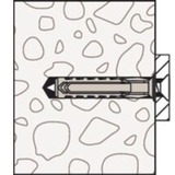 fischer Dübel SX Plus 6x30 PH TX hellgrau, 100 Stück, mit TORX-Schraube