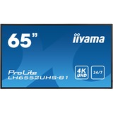 iiyama LH6552UHS-B1, Public Display schwarz, UltraHD/4K, Android, HDMI