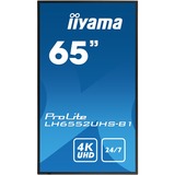 iiyama LH6552UHS-B1, Public Display schwarz, UltraHD/4K, Android, HDMI