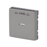 0 Zentralscheibe für Cardschalter, Abdeckung edelstahl, Retail