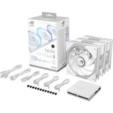ASUS ROG Eurux GR120 ARGB, Gehäuselüfter weiß, Reverse, 3er Pack, 122 mm