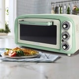 Ariete Mini-Backofen Vintage Green weiß/hellgrün, 1.380 Watt