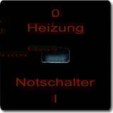 Busch-Jaeger Wippe Heizung Notschalter 2102 H-35 anthrazit, Retail