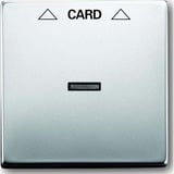 Busch-Jaeger Zentralscheibe für Cardschalter, Abdeckung edelstahl, Retail