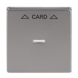 Busch-Jaeger Zentralscheibe für Cardschalter, Abdeckung edelstahl, Retail